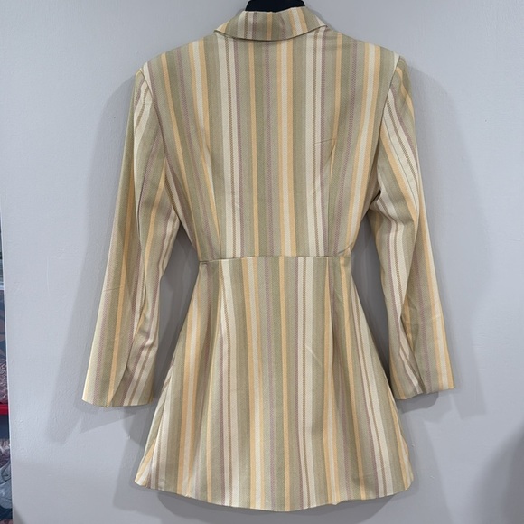 NWT We Wore What Danielle Bernstein striped blazer dress - Picture 5 of 7